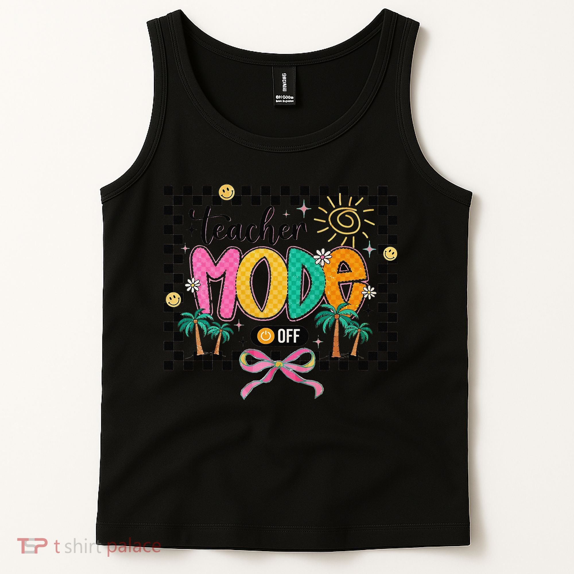 Teacher Mode Off End Of The Year Hello Summer Tank Top