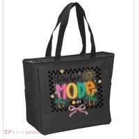 Teacher Mode Off End Of The Year Hello Summer Tote Bag thumb 2
