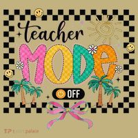 Teacher Mode Off End Of The Year Hello Summer Sweatshirt thumb 2