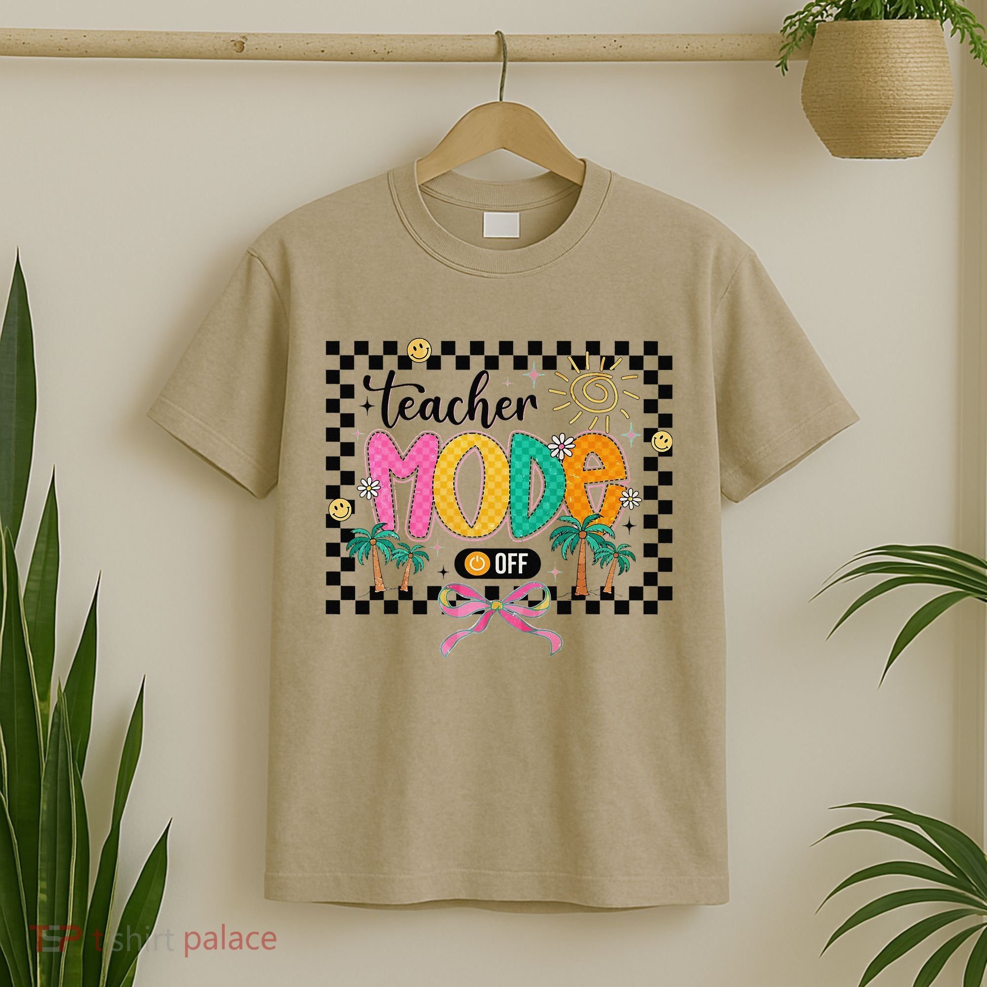 Teacher Mode Off End Of The Year Hello Summer T-Shirt