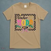 Teacher Mode Off End Of The Year Hello Summer T-Shirt thumb 5