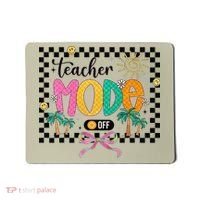 Teacher Mode Off End Of The Year Hello Summer Mousepad thumb 0