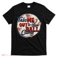 Take Me Out To The Ball Game Baseball Vintage Player Fans T-Shirt thumb 0