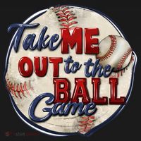 Take Me Out To The Ball Game Baseball Vintage Player Fans T-Shirt thumb 7