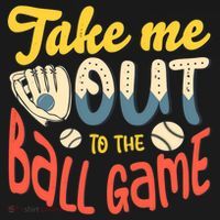 Take me out to the ball game for a Baseball Fan Baseball Backpack thumb 2