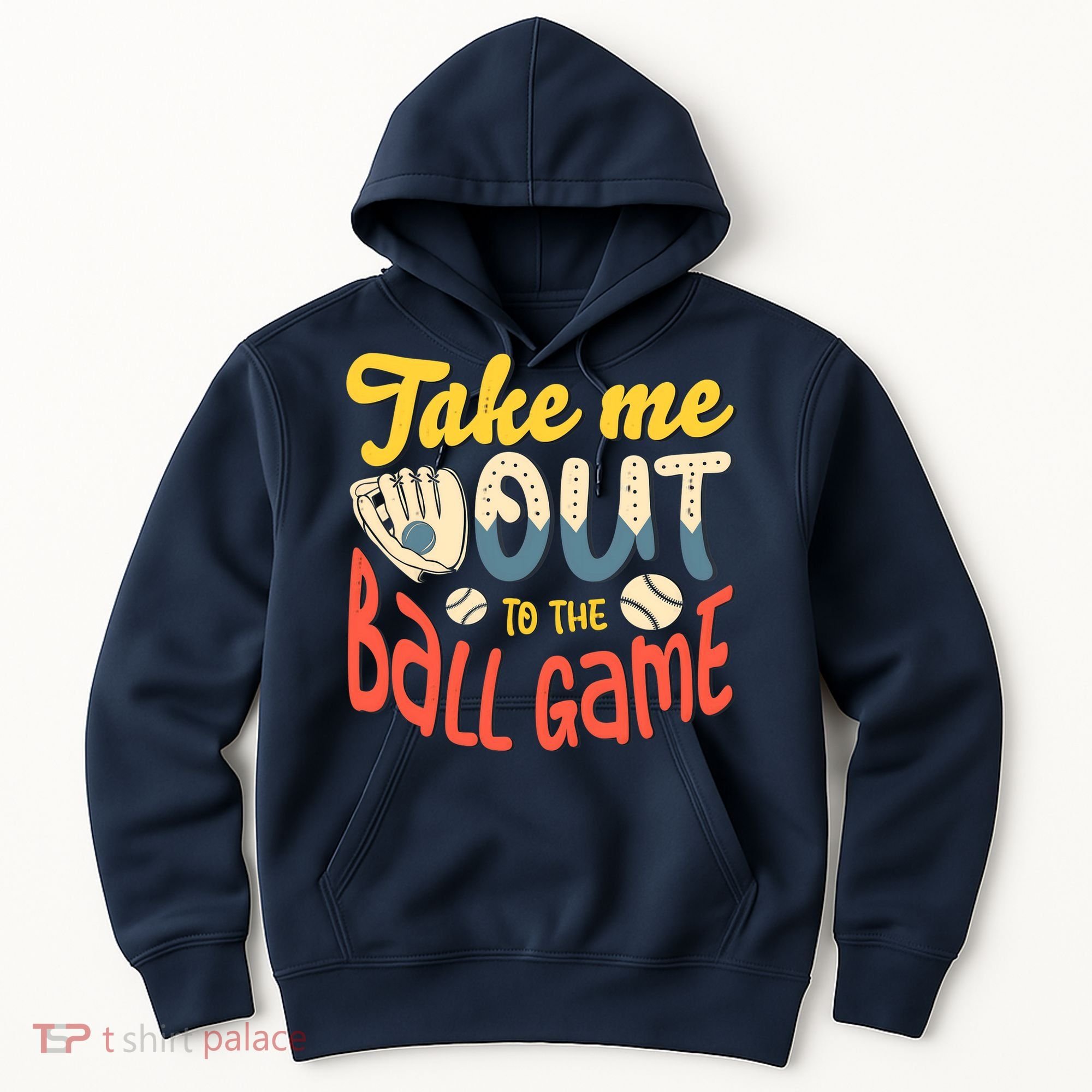 Take me out to the ball game for a Baseball Fan Baseball Hoodie