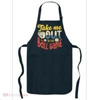 Take me out to the ball game for a Baseball Fan Baseball Apron thumb 0