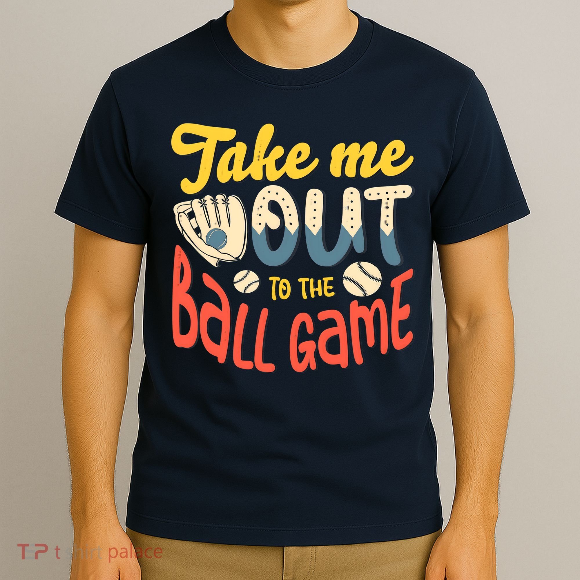Take me out to the ball game for a Baseball Fan Baseball T-Shirt