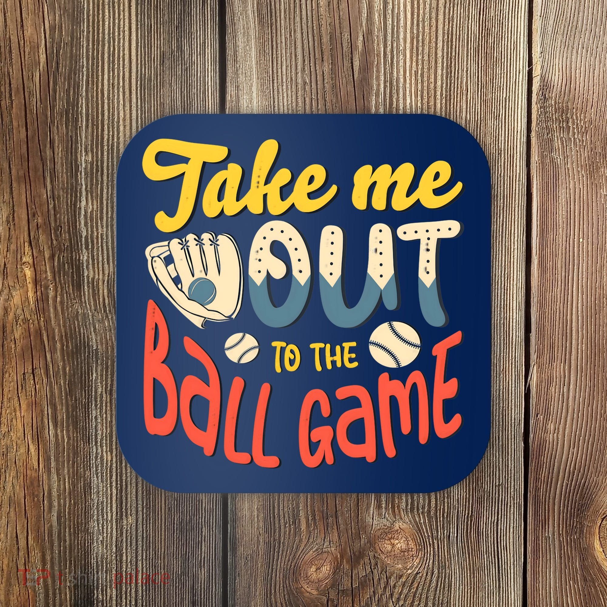 Take me out to the ball game for a Baseball Fan Baseball Coaster
