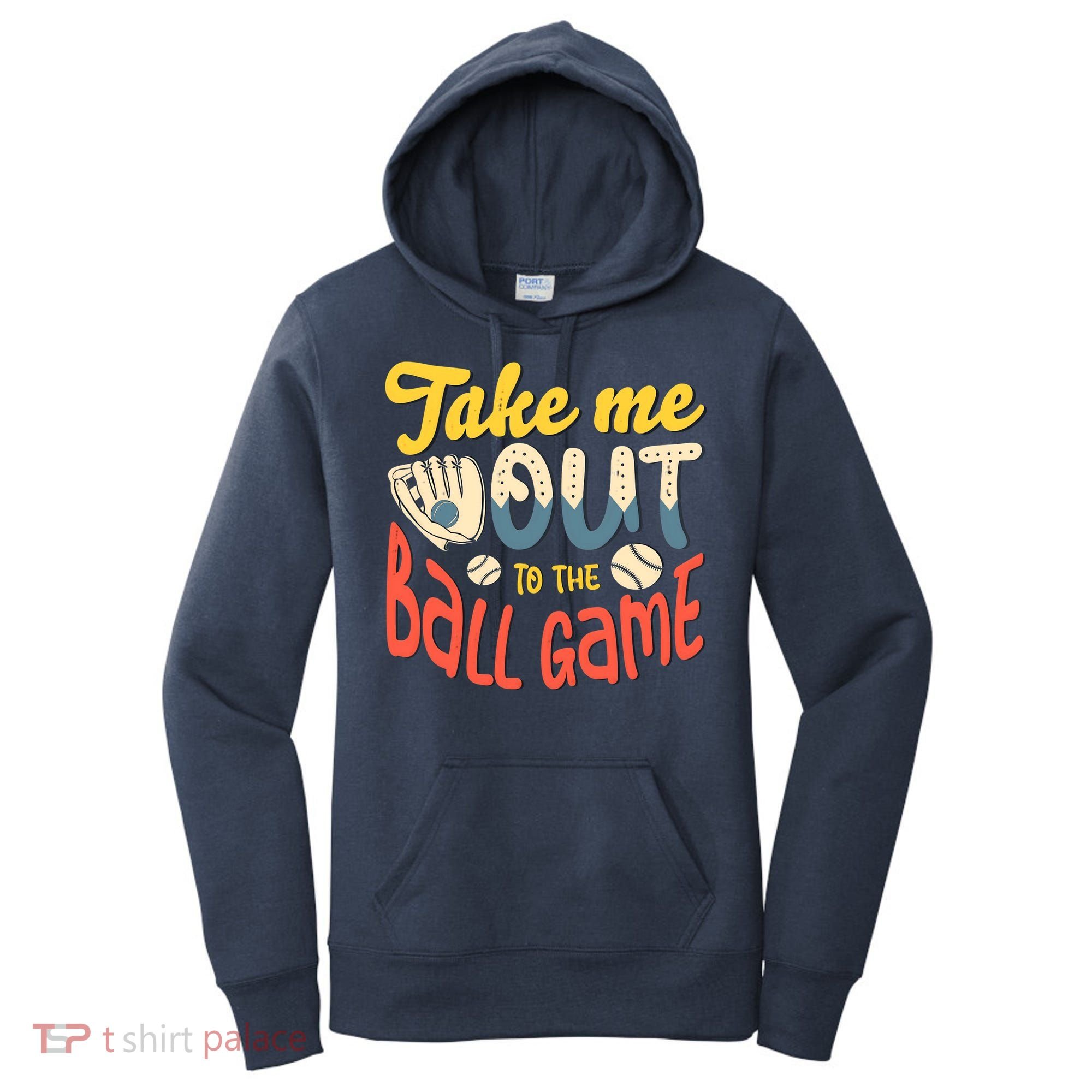 Take me out to the ball game for a Baseball Fan Baseball Women's Hoodie