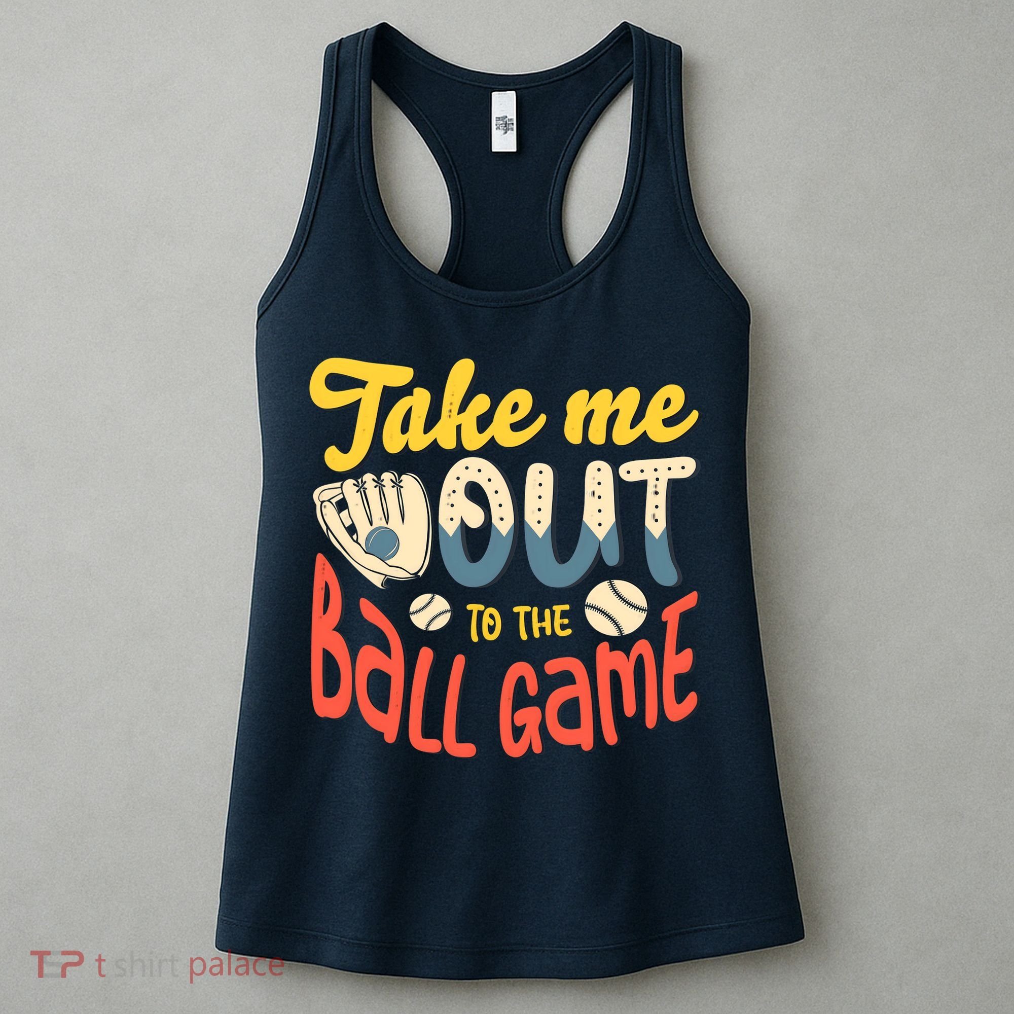 Take me out to the ball game for a Baseball Fan Baseball Women's Tank Top