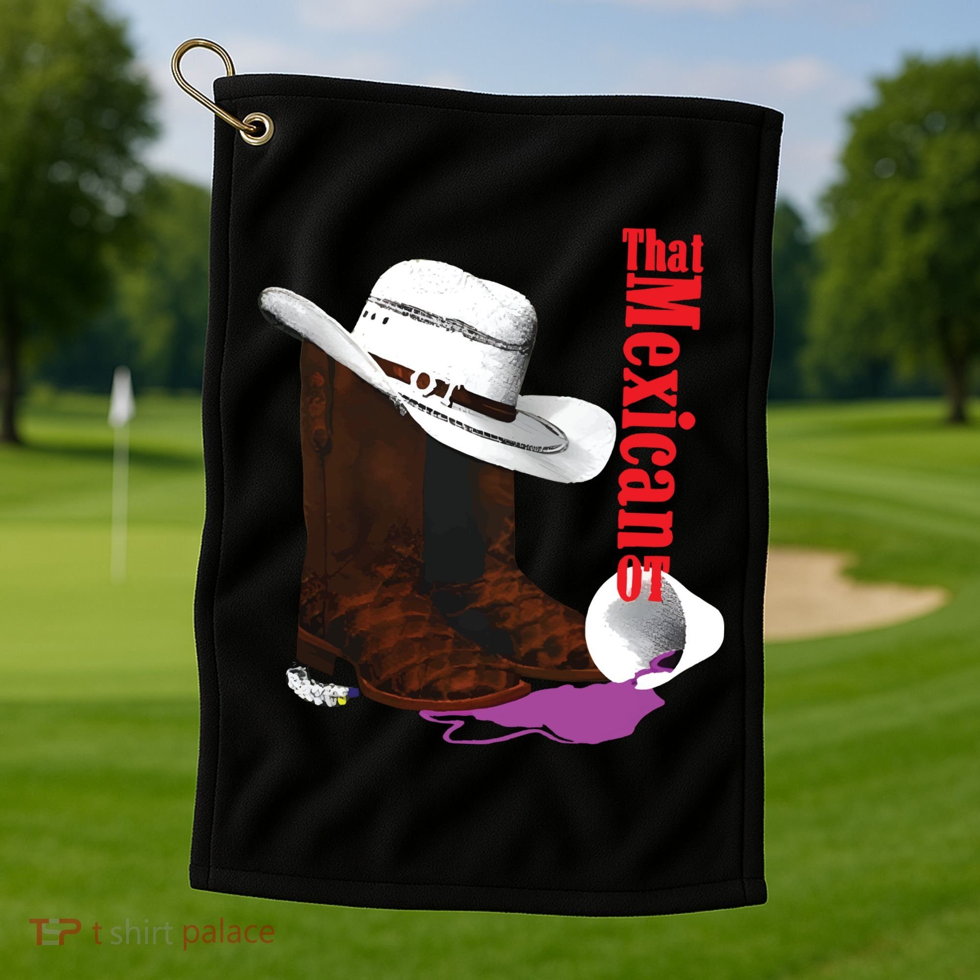 That Mexican Ot Cowboy Golf Towel