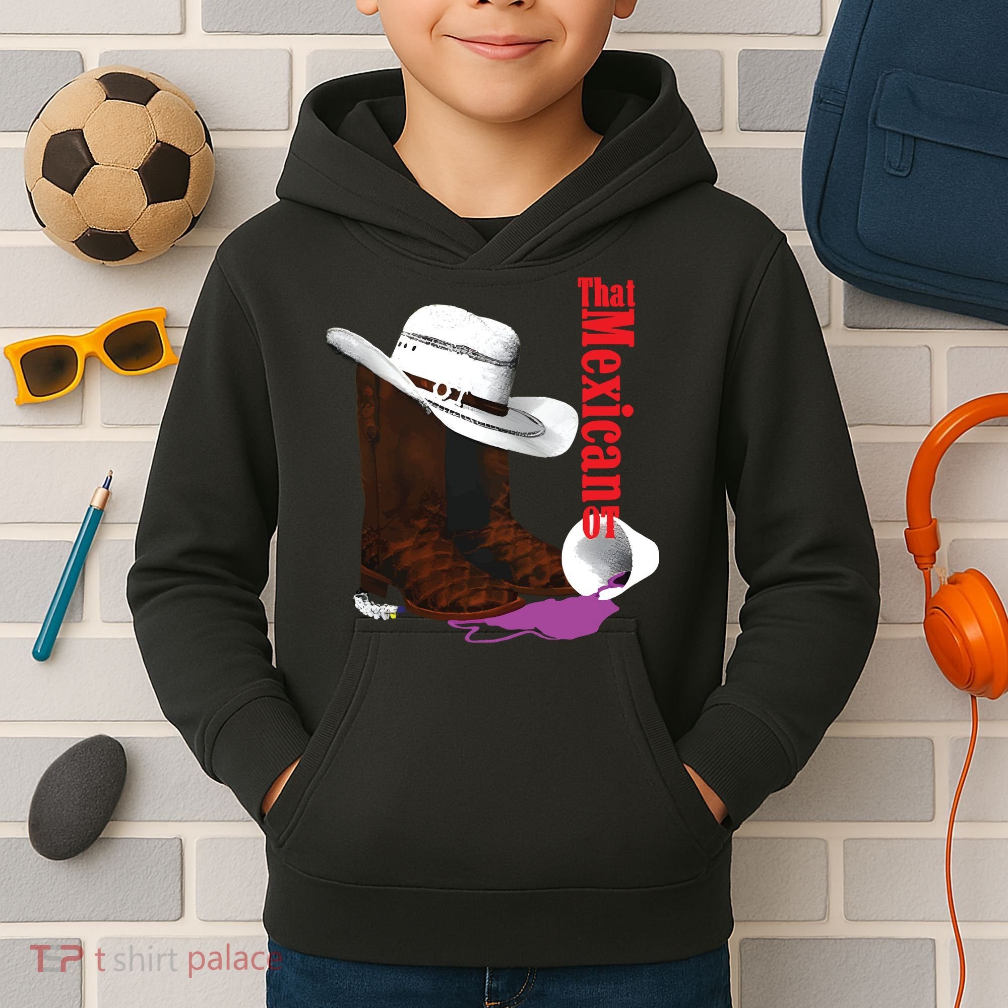 That Mexican Ot Cowboy Kids Hoodie