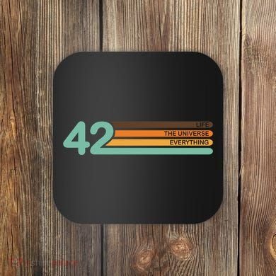 The Meaning Of Life 42 Coaster