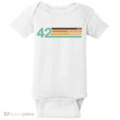The Meaning Of Life 42 Baby Bodysuit