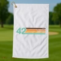 The Meaning Of Life 42 Golf Towel thumb 1