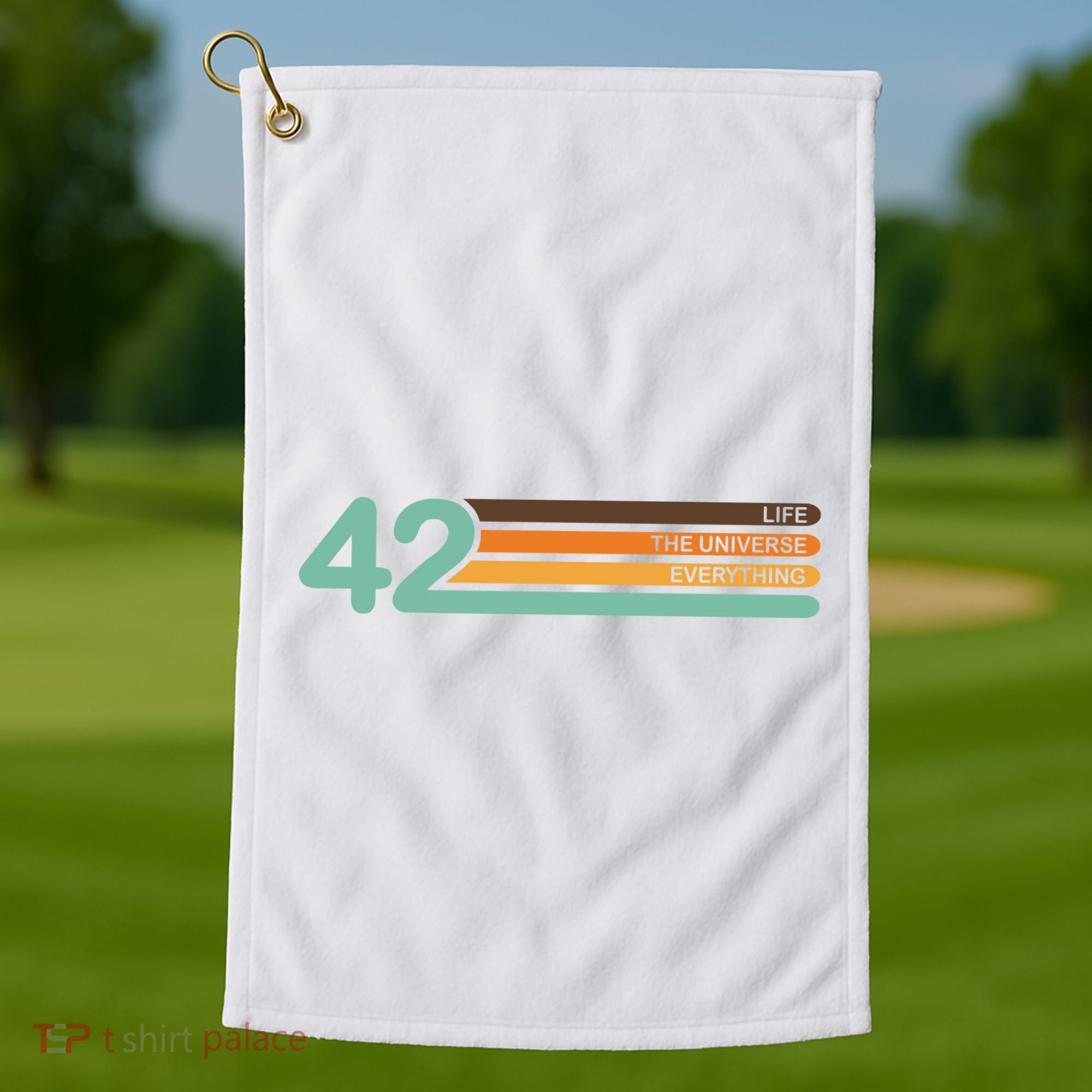 The Meaning Of Life 42 Golf Towel