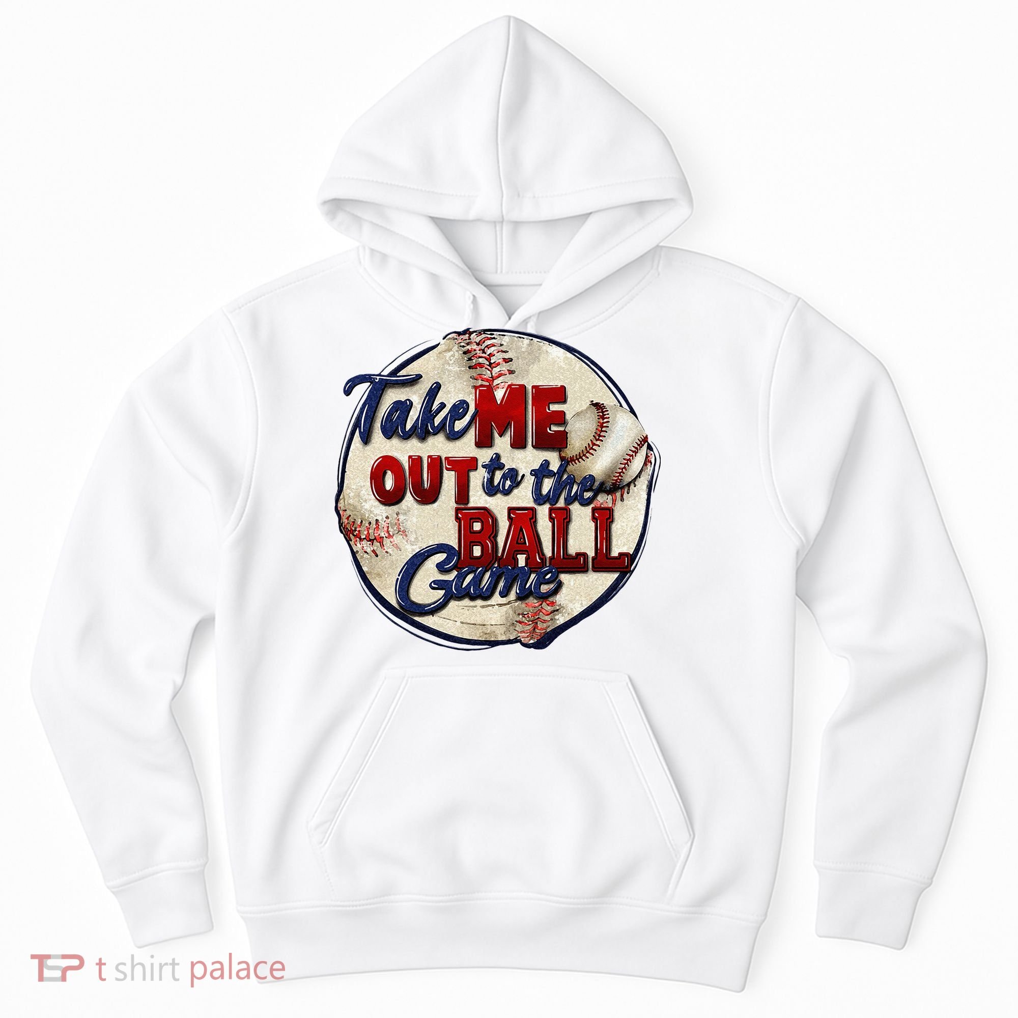 Take Me Out To The Ball Game Baseball Game Day Sport Hoodie