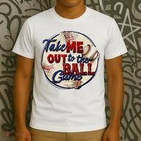 Take Me Out To The Ball Game Baseball Game Day Sport T-Shirt thumb 3