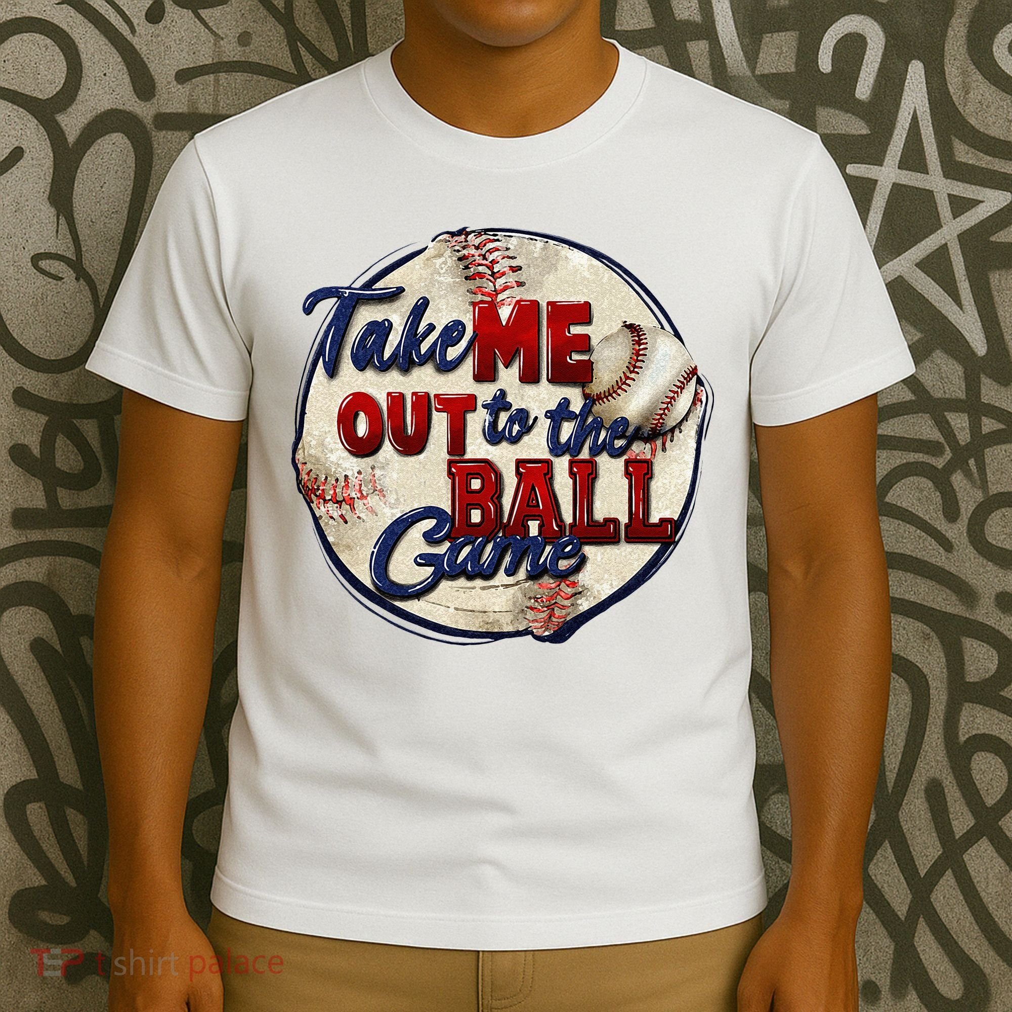 Take Me Out To The Ball Game Baseball Game Day Sport T-Shirt
