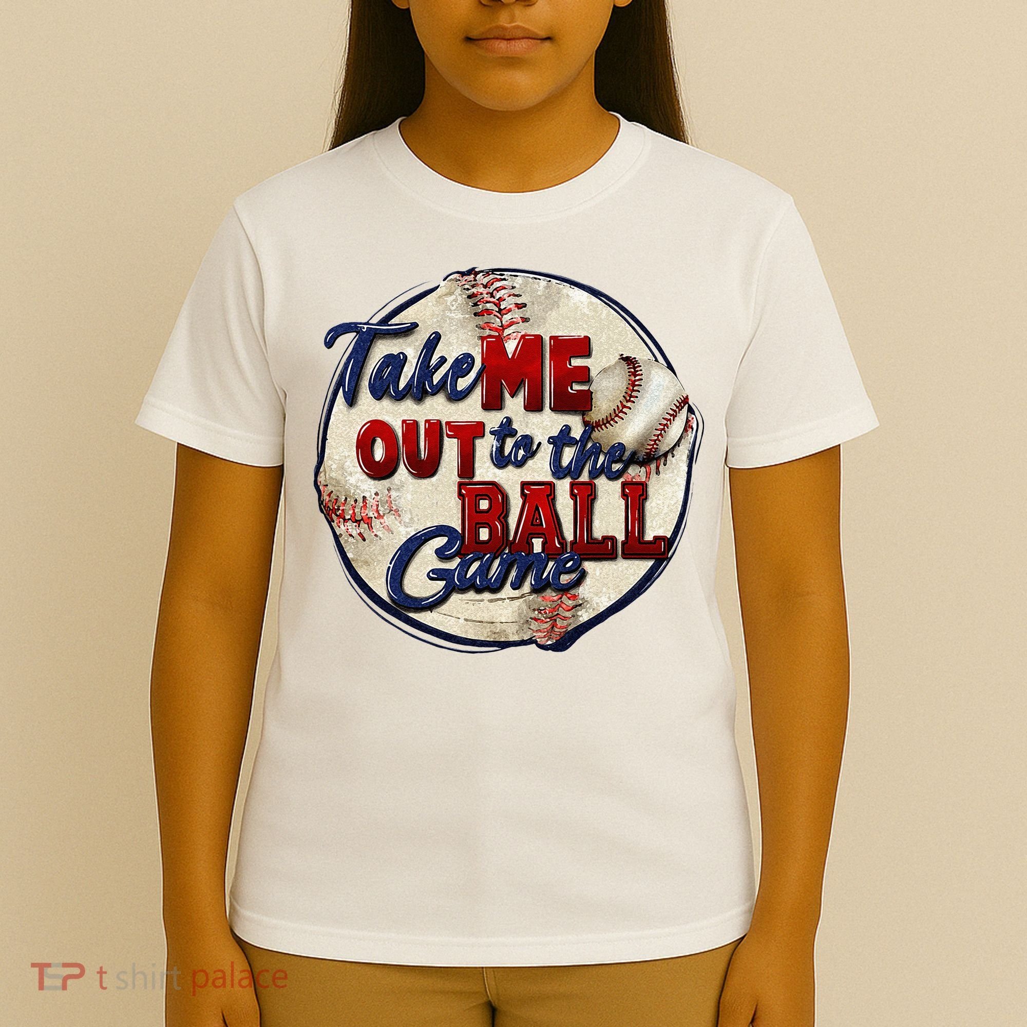 Take Me Out To The Ball Game Baseball Game Day Sport T-Shirt