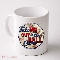 Take Me Out To The Ball Game Baseball Game Day Sport Coffee Mug thumb 0
