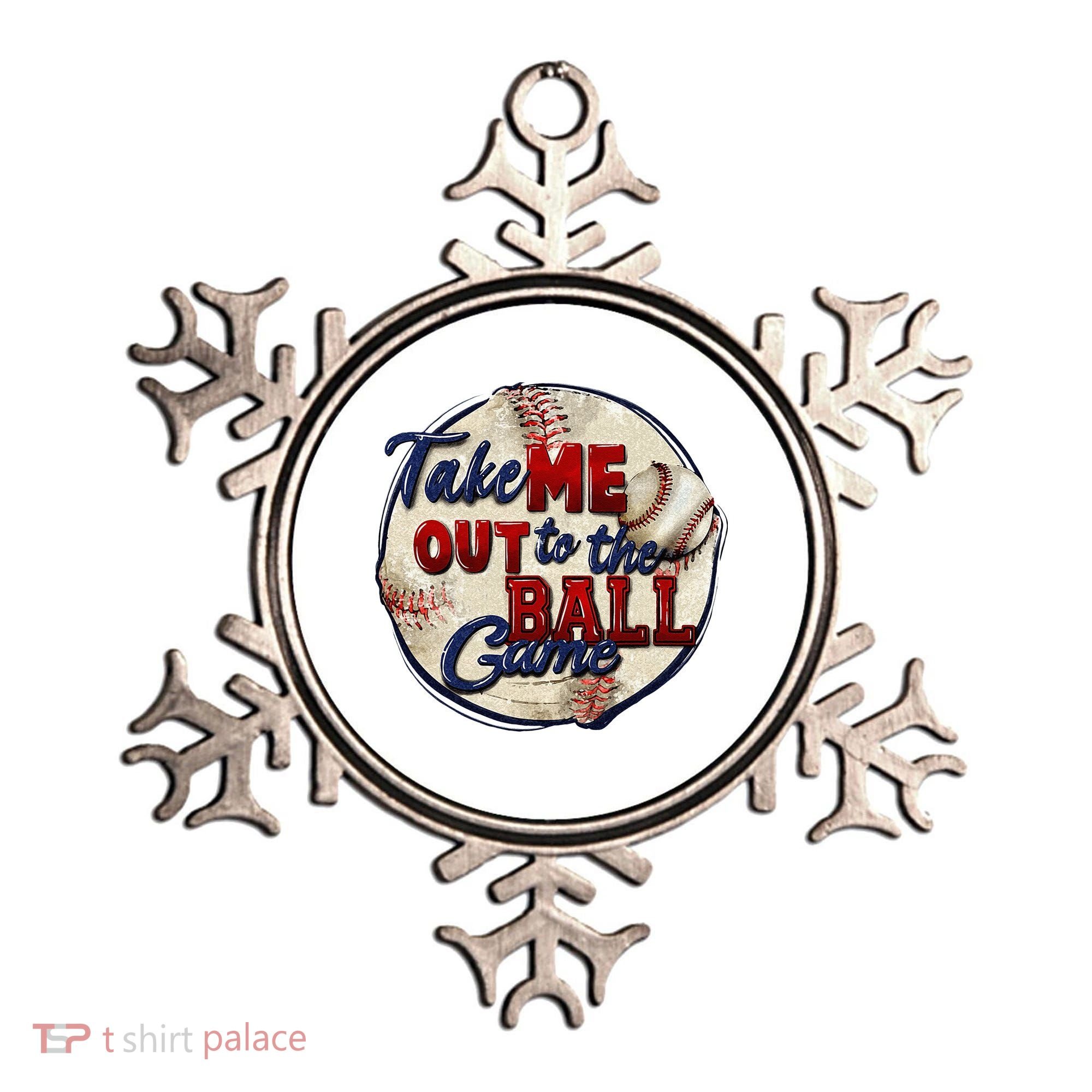 Take Me Out To The Ball Game Baseball Game Day Sport Ornament