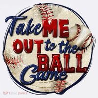 Take Me Out To The Ball Game Baseball Game Day Sport Ornament thumb 1
