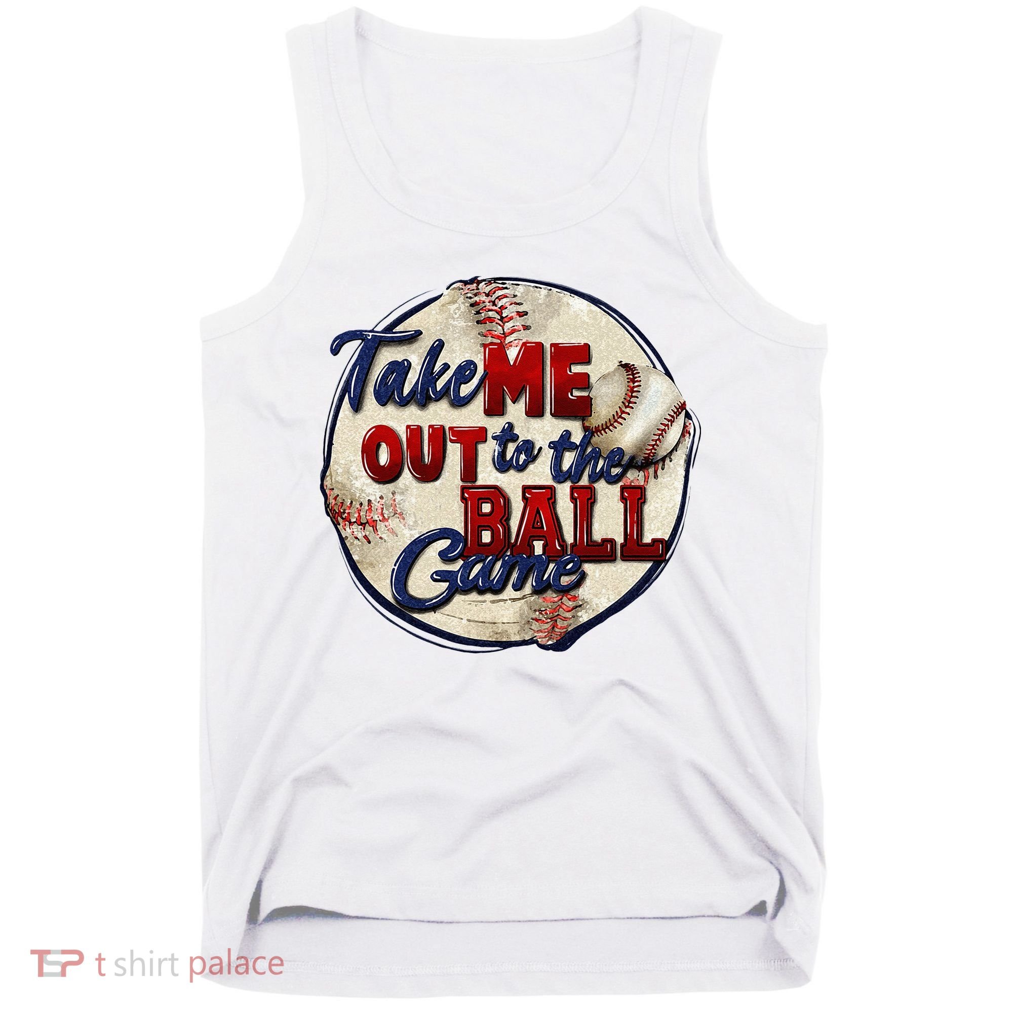 Take Me Out To The Ball Game Baseball Game Day Sport Tank Top