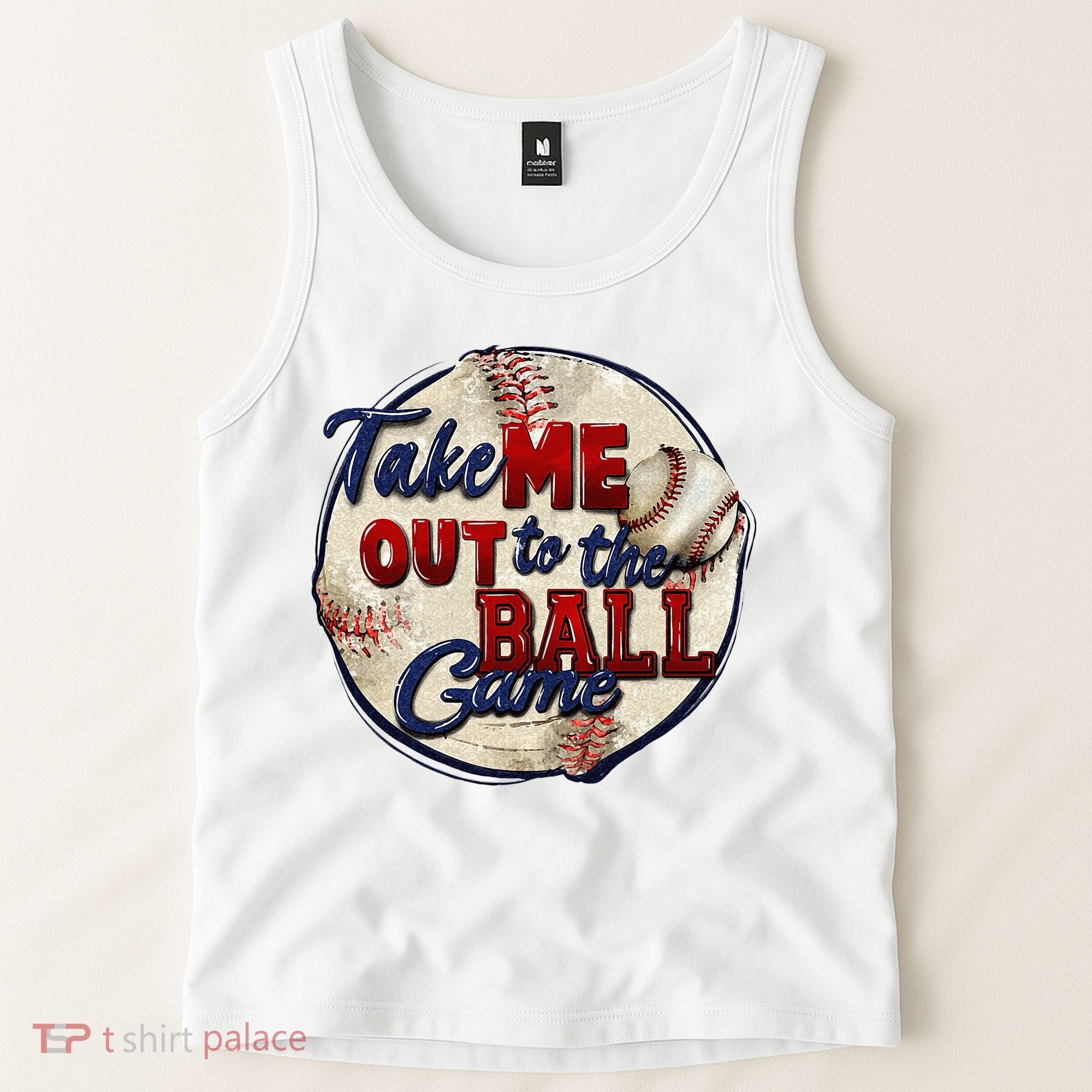 Take Me Out To The Ball Game Baseball Game Day Sport Tank Top