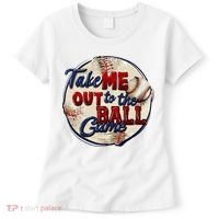 Take Me Out To The Ball Game Baseball Game Day Sport Women's T-Shirt thumb 0