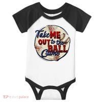 Take Me Out To The Ball Game Baseball Game Day Sport Infant Baby Jersey Bodysuit thumb 0