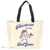 Take Me Out To The Ball Game Baseball Softball Tote Bag thumb 0