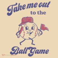 Take Me Out To The Ball Game Baseball Softball Tote Bag thumb 4