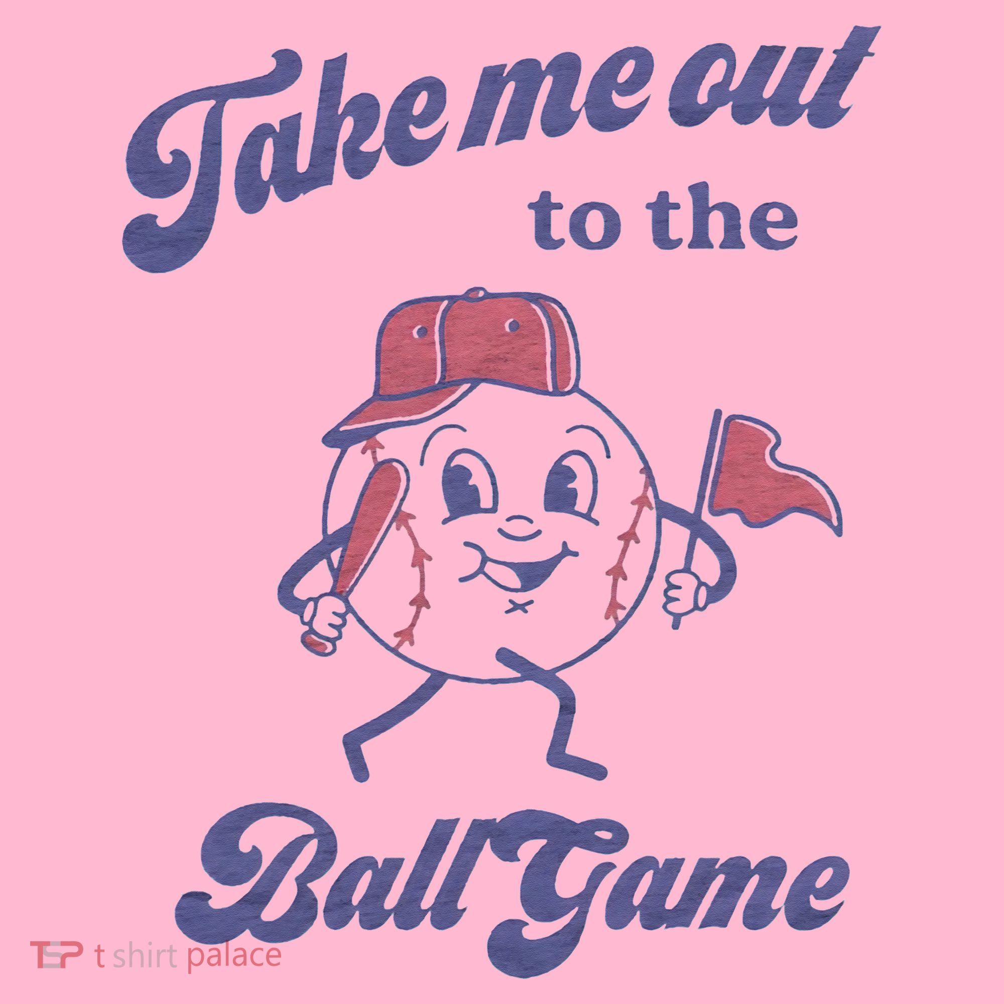Take Me Out To The Ball Game Baseball Softball Coaster