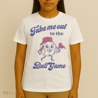 Take Me Out To The Ball Game Baseball Softball T-Shirt thumb 4