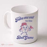 Take Me Out To The Ball Game Baseball Softball Coffee Mug thumb 0