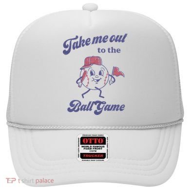 Take Me Out To The Ball Game Baseball Softball Hat
