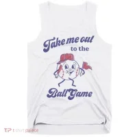 Take Me Out To The Ball Game Baseball Softball Tank Top thumb 0