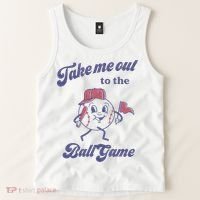 Take Me Out To The Ball Game Baseball Softball Tank Top thumb 2