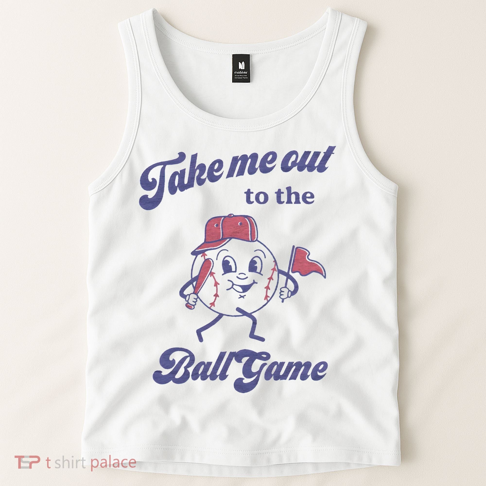 Take Me Out To The Ball Game Baseball Softball Tank Top
