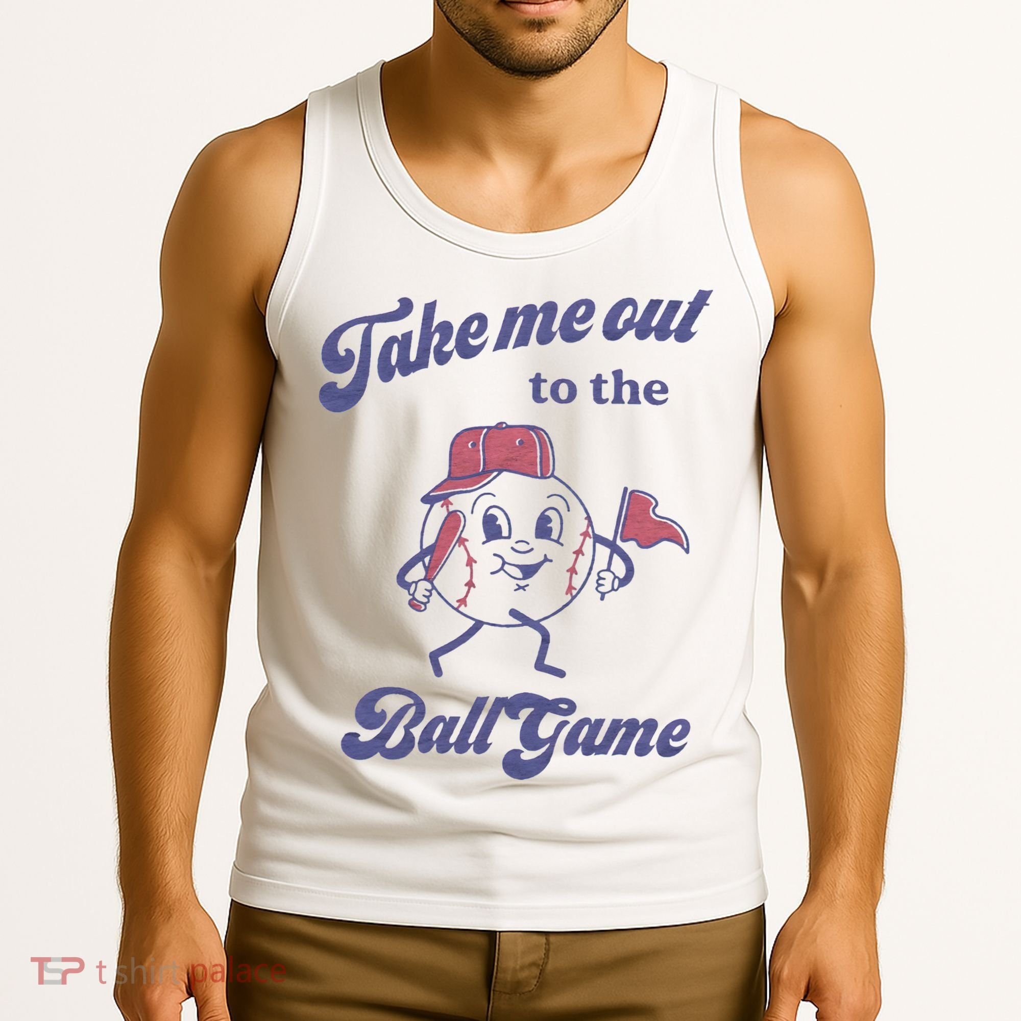Take Me Out To The Ball Game Baseball Softball Tank Top