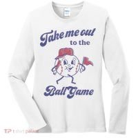 Take Me Out To The Ball Game Baseball Softball Women's Long Sleeve Shirt thumb 0