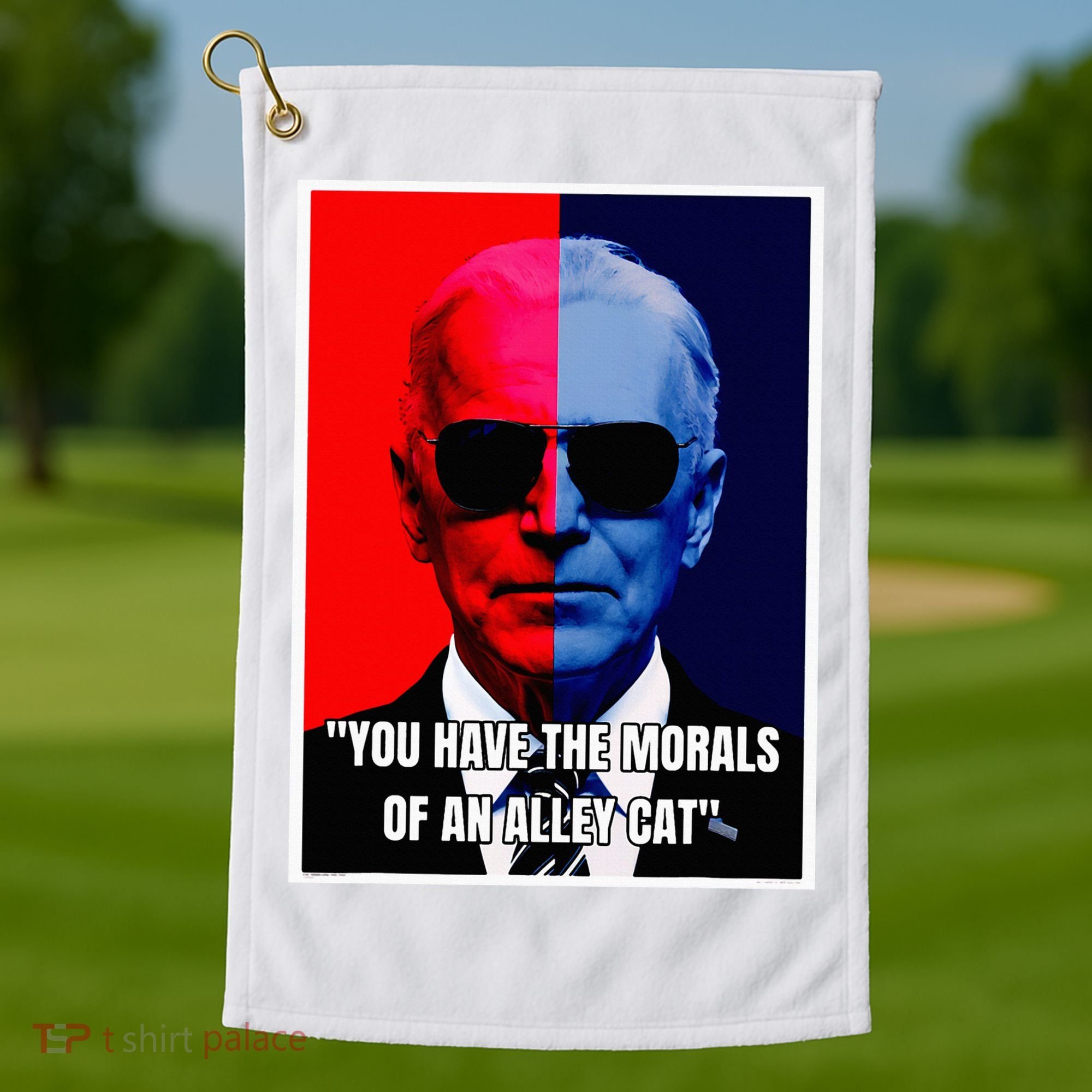 The Morals Of An Alley Cat Golf Towel