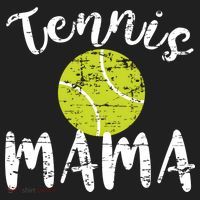 Tennis Mama Proud Mom Tennis Player Retro Distressed Great Gift Beanie thumb 2