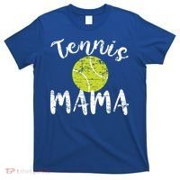 Tennis Mama Proud Mom Tennis Player Retro Distressed Great Gift T-Shirt thumb 0