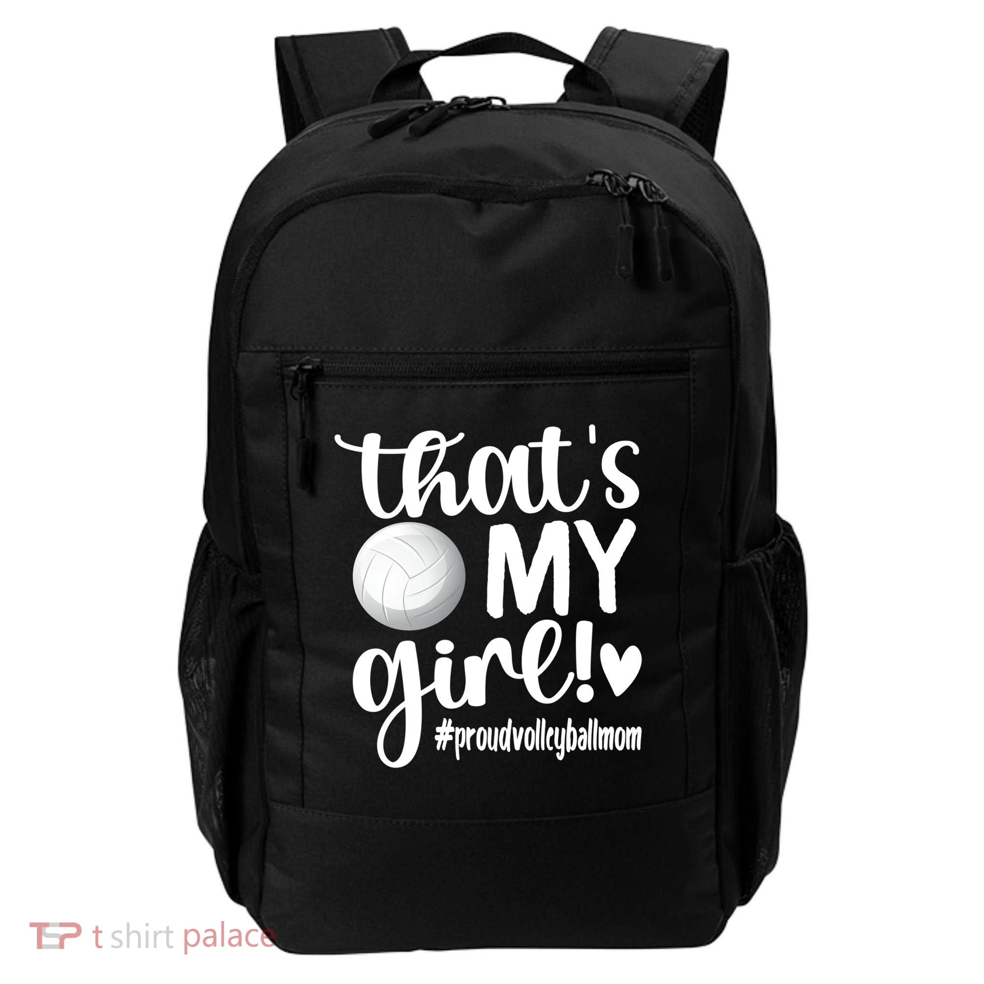 That's My Proud Volleyball Mom Volleyball Mother Gift Backpack