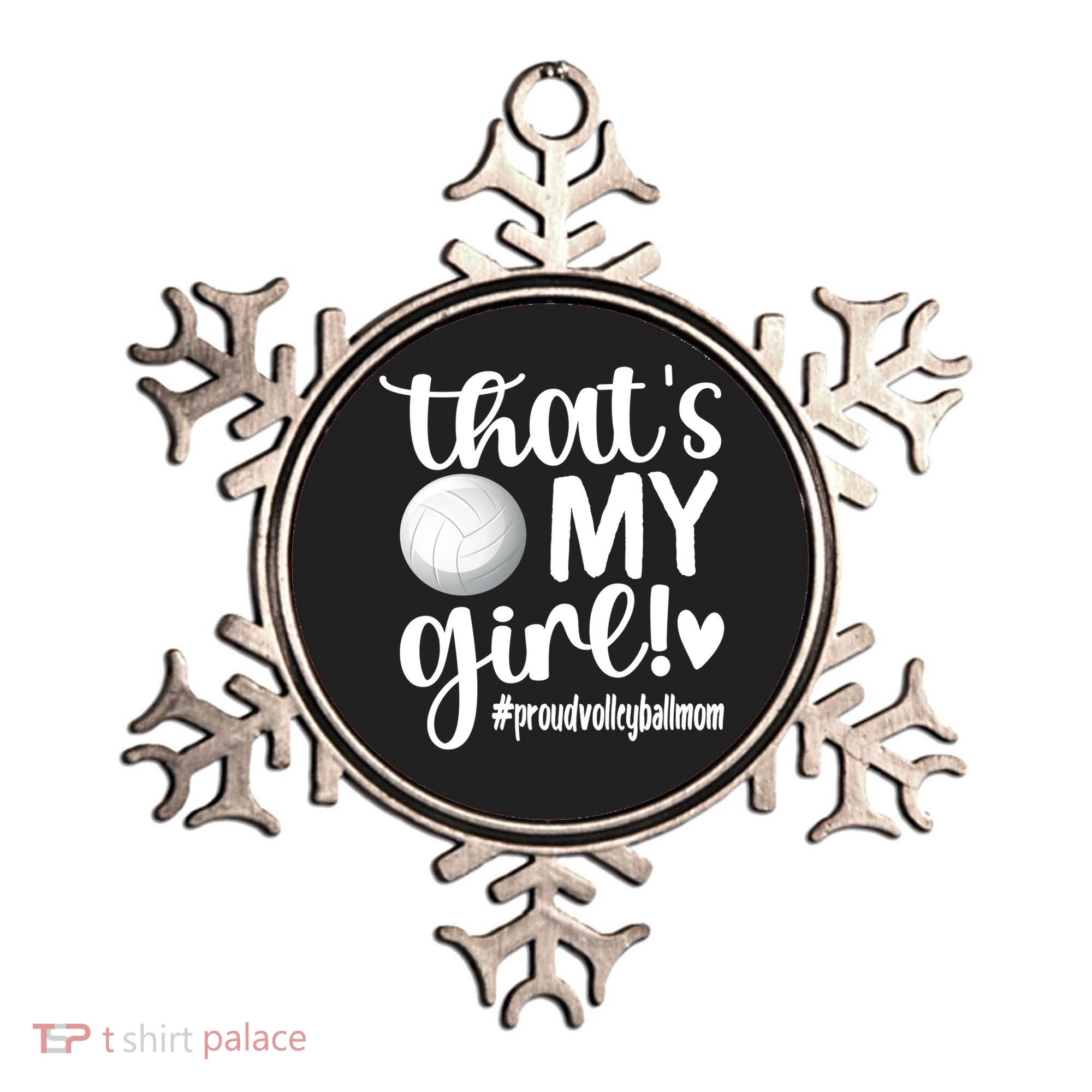 That's My Proud Volleyball Mom Volleyball Mother Gift Ornament