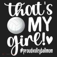 That's My Proud Volleyball Mom Volleyball Mother Gift Hat thumb 2