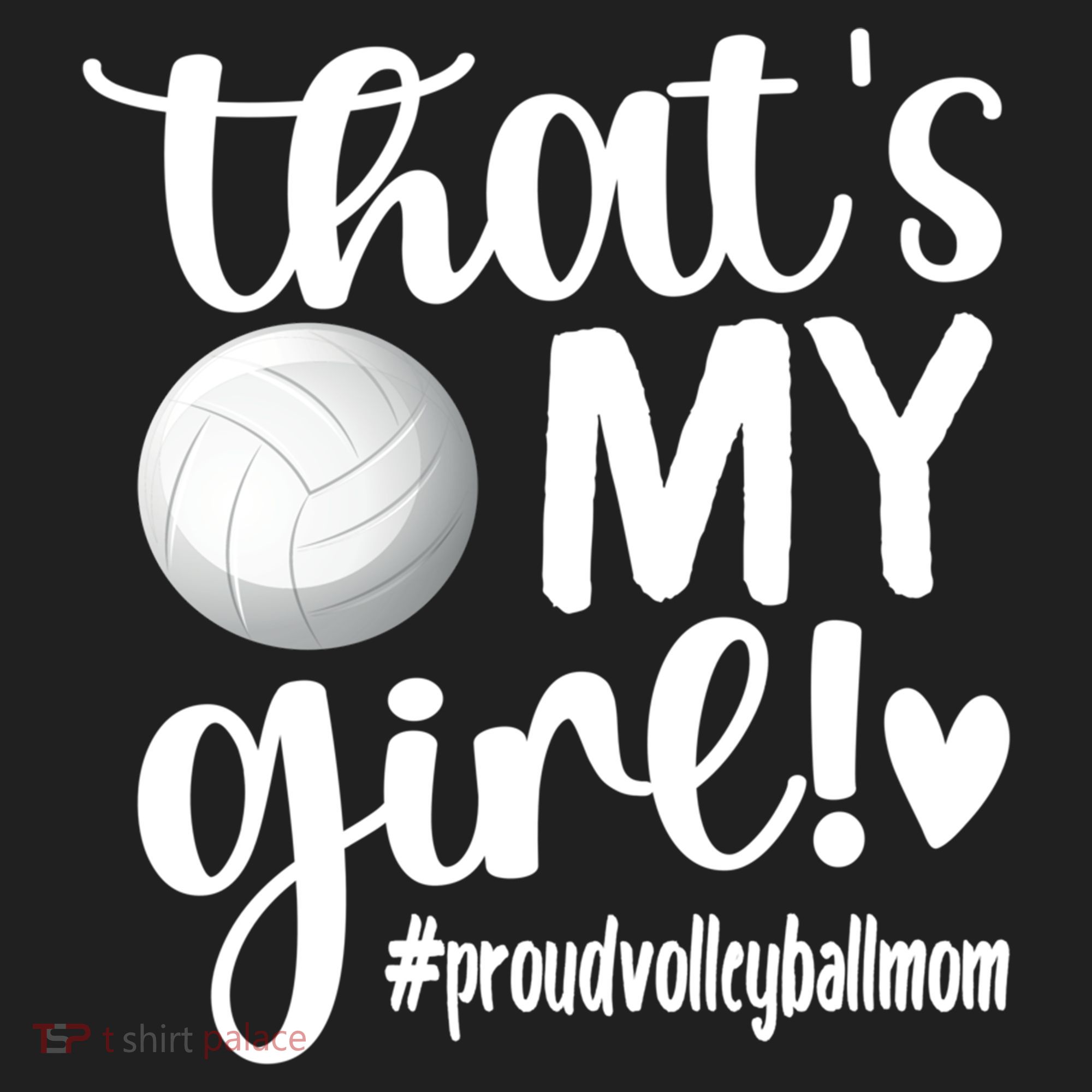 That's My Proud Volleyball Mom Volleyball Mother Gift Golf Towel